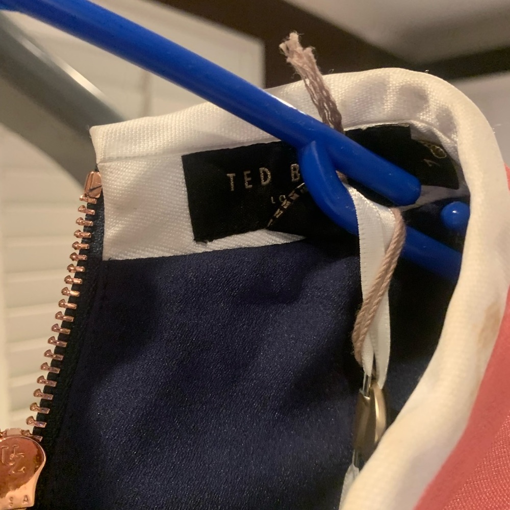 Ted Baker A line multi color dress - Picture 4 of 7